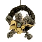 GIOCOPLAST NATALE - FUORIPORTA CON DECORI CHAMPAGNE CM 25