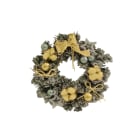 GIOCOPLAST NATALE - CORONA FUORIPORTA CON DECORI CHAMPAGNE CM 30