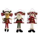 GIOCOPLAST NATALE - FUORIPORTA ALTALENA, CM 50, 3 SOGG. ASS.