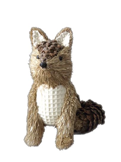 GIOCOPLAST NATALE - VOLPE FIBRA18X17X21 CM 32611962