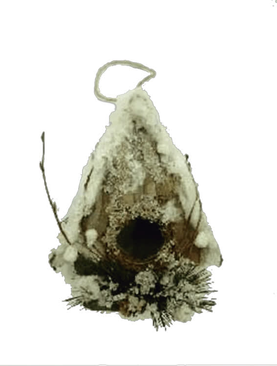 GIOCOPLAST NATALE - CASETTA UCCELLINI DEC NATURA H19 CM 32612155