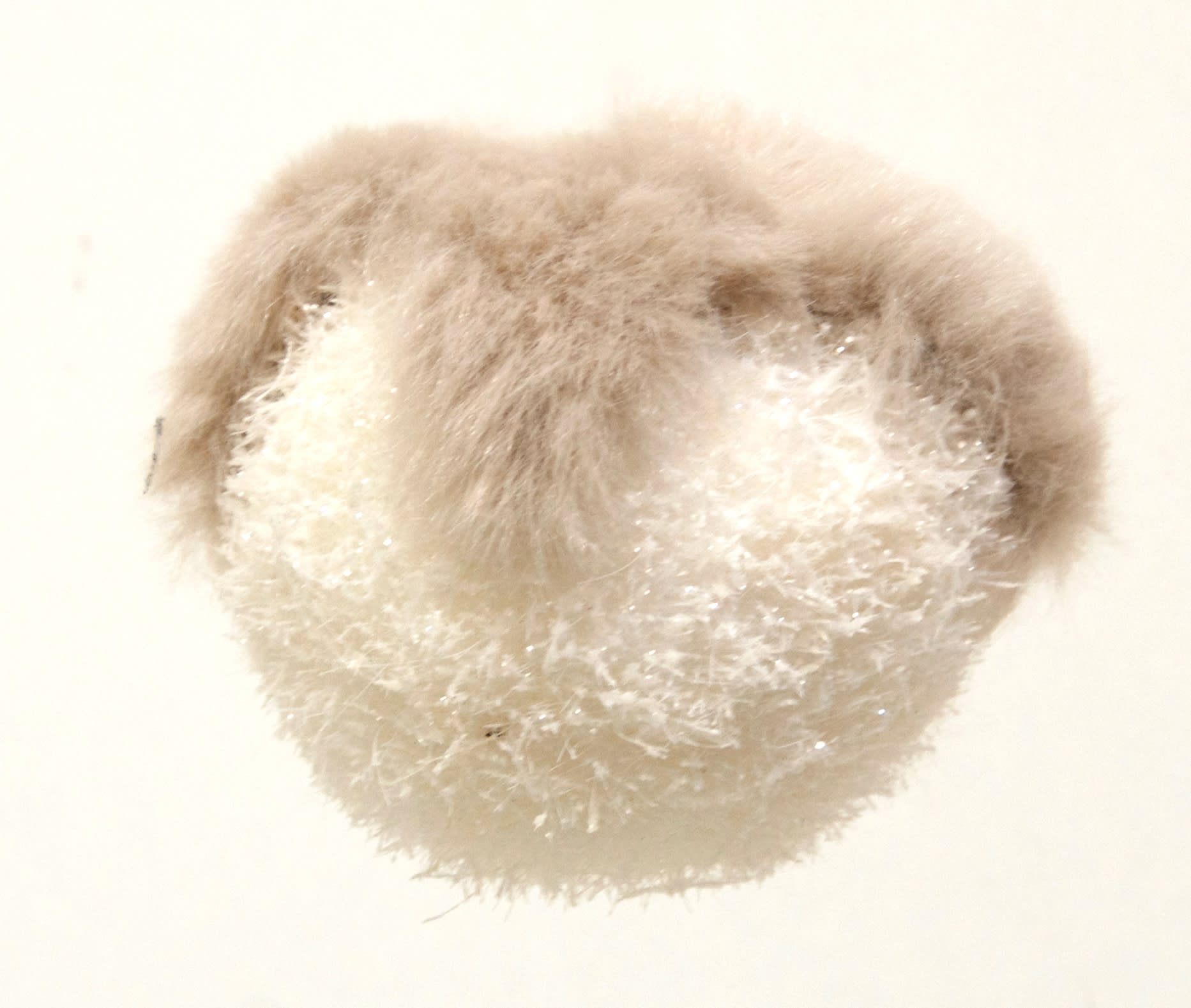 GIOCOPLAST NATALE - SFERA BIANCA-GRIGIA CM 7