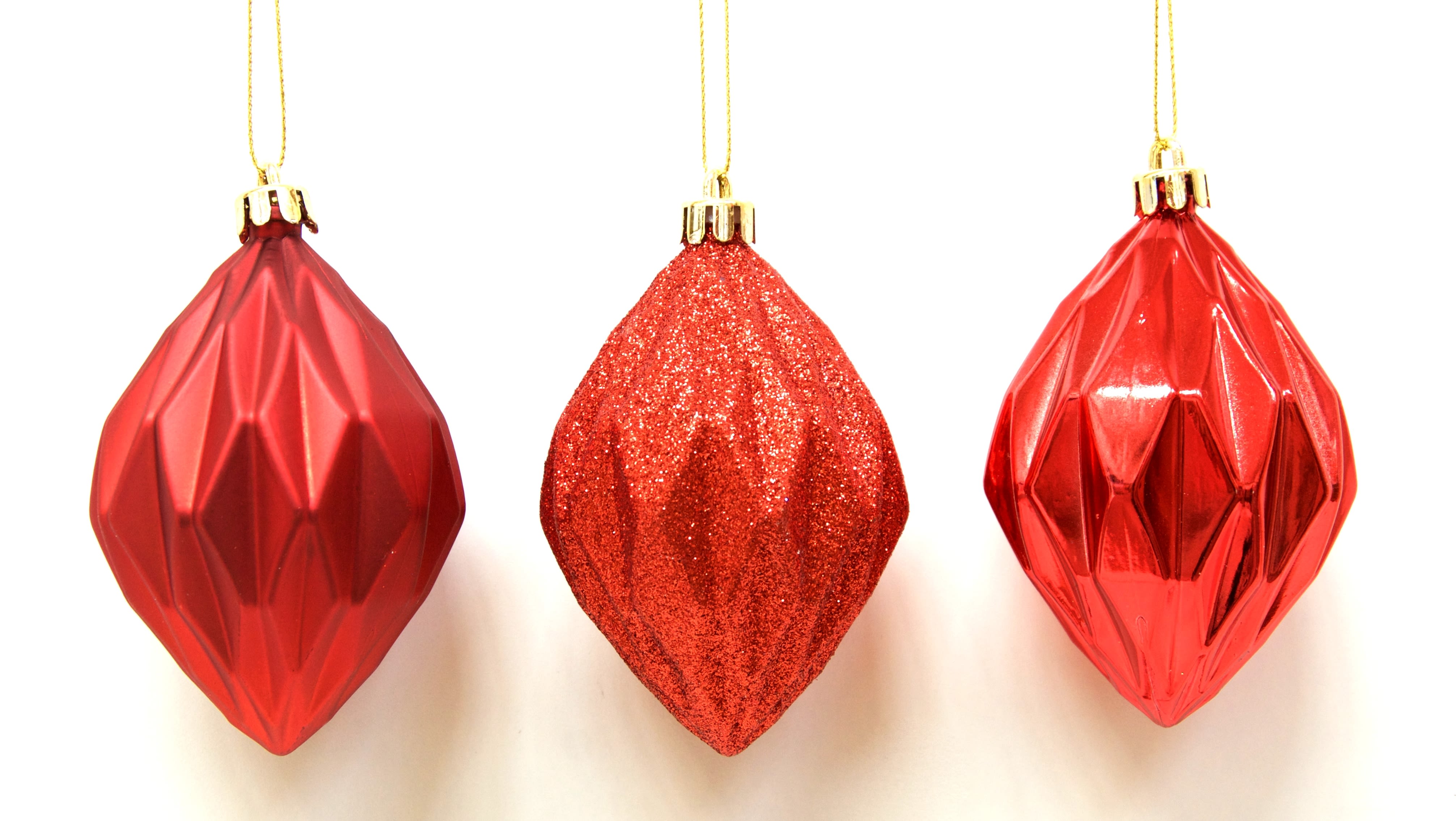 GIOCOPLAST NATALE - PENDENTE DIAMANTE ROSSO CM 11 - IN DISPLAY DA 15 PZ 33015340