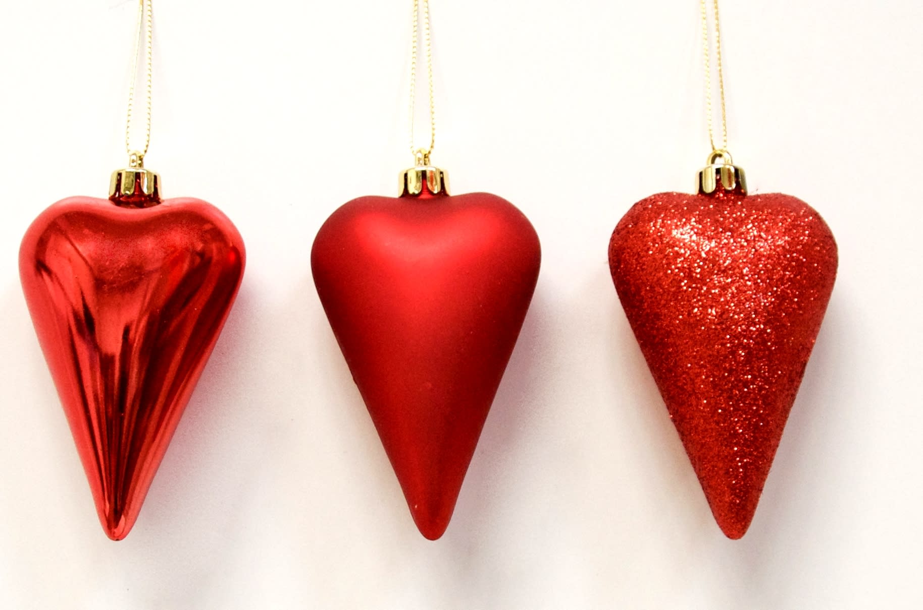 GIOCOPLAST NATALE - PENDENTE CUORE ROSSO CM 11 - IN DISPLAY DA 24 PZ