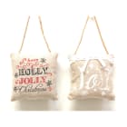 GIOCOPLAST NATALE - ADDOBBO CUSCINETTO COUNTRY CM 10 - 2 ASS - IN DISPLAY DA 24 PZ