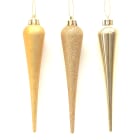 GIOCOPLAST NATALE - ADDOBBO GOCCIA ORO CM 16, IN DISPLAY