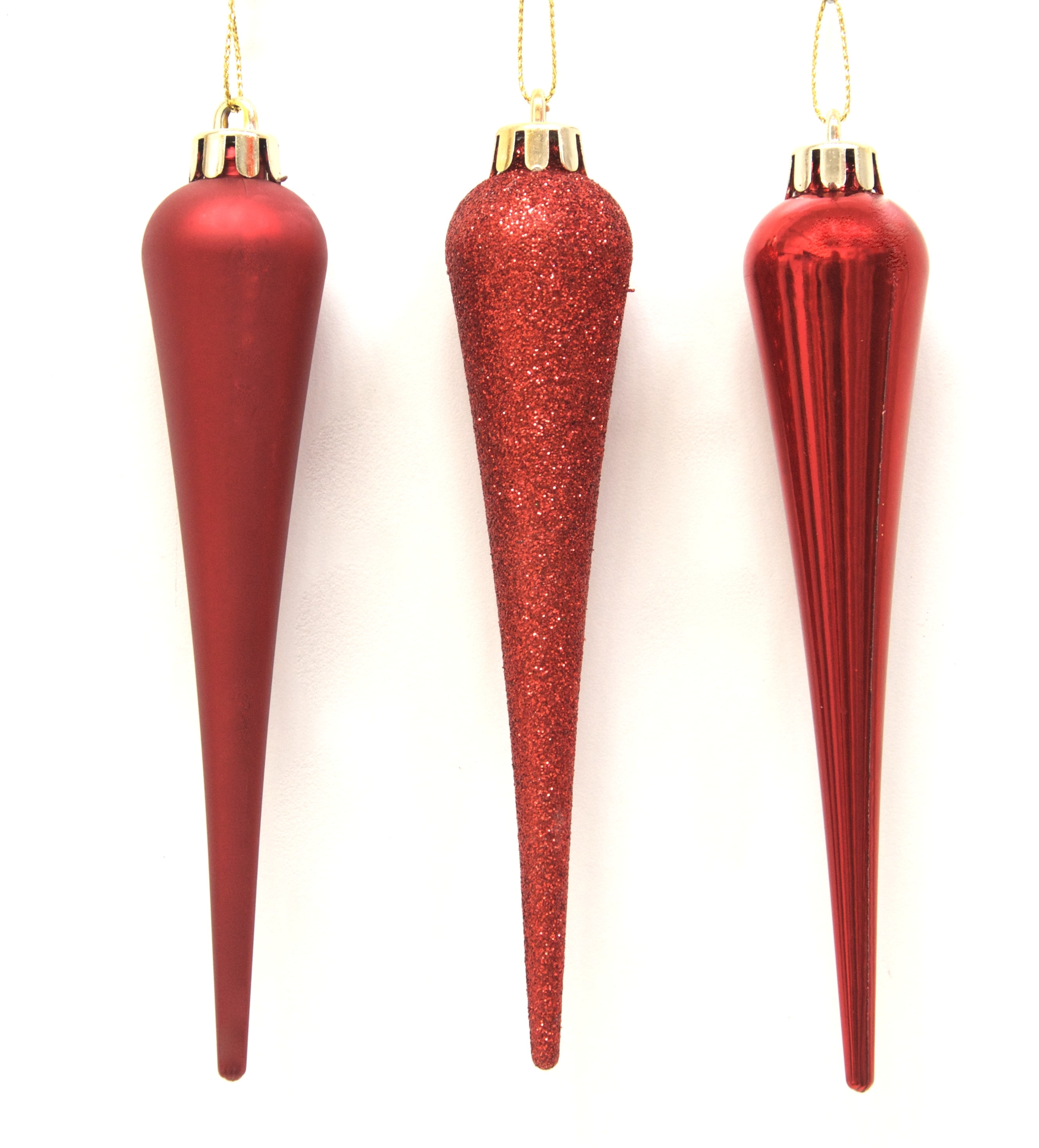 GIOCOPLAST NATALE - ADDOBBO GOCCIA ROSSO CM 16, IN DISPLAY