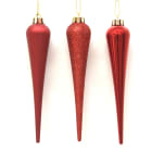 GIOCOPLAST NATALE - ADDOBBO GOCCIA ROSSO CM 16, IN DISPLAY