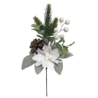 GIOCOPLAST NATALE - PICK STELLA ALPINA CON DECORI 30 CM