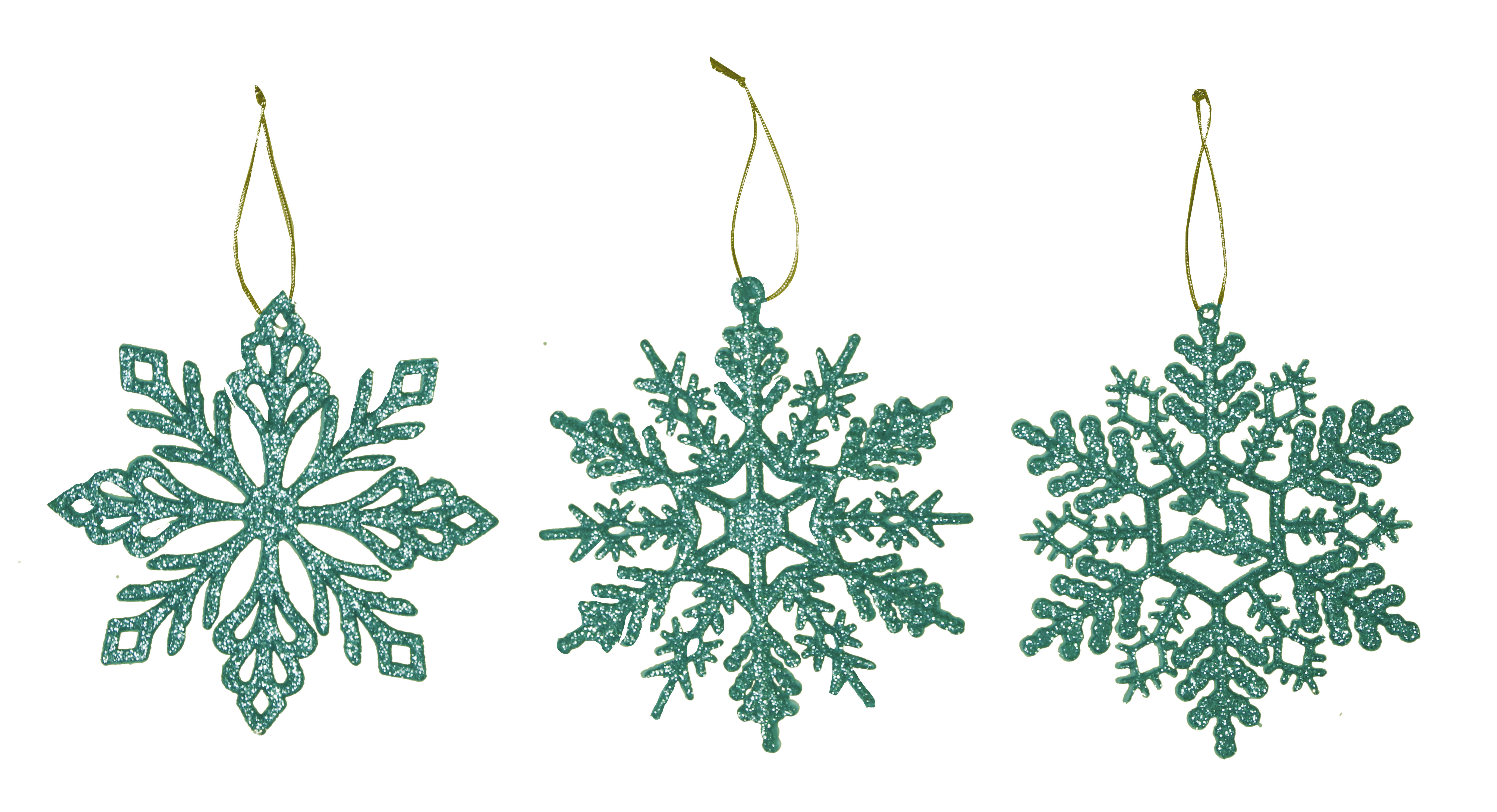 GIOCOPLAST NATALE - FIOCCO GLITTER SMERALDO 10 CM, MOD. ASS.