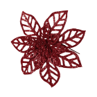 GIOCOPLAST NATALE - PICK GLITTER STELLA DI NATALE ROSSA 16 CM