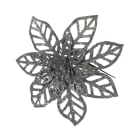 GIOCOPLAST NATALE - PICK GLITTER STELLA DI NATALE ARGENTO 16 CM