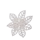 GIOCOPLAST NATALE - PICK GLITTER STELLA DI NATALE BIANCA 16 CM