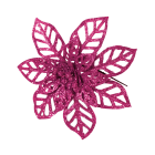GIOCOPLAST NATALE - PICK GLITTER STELLA DI NATALE MAGENTA 16 CM