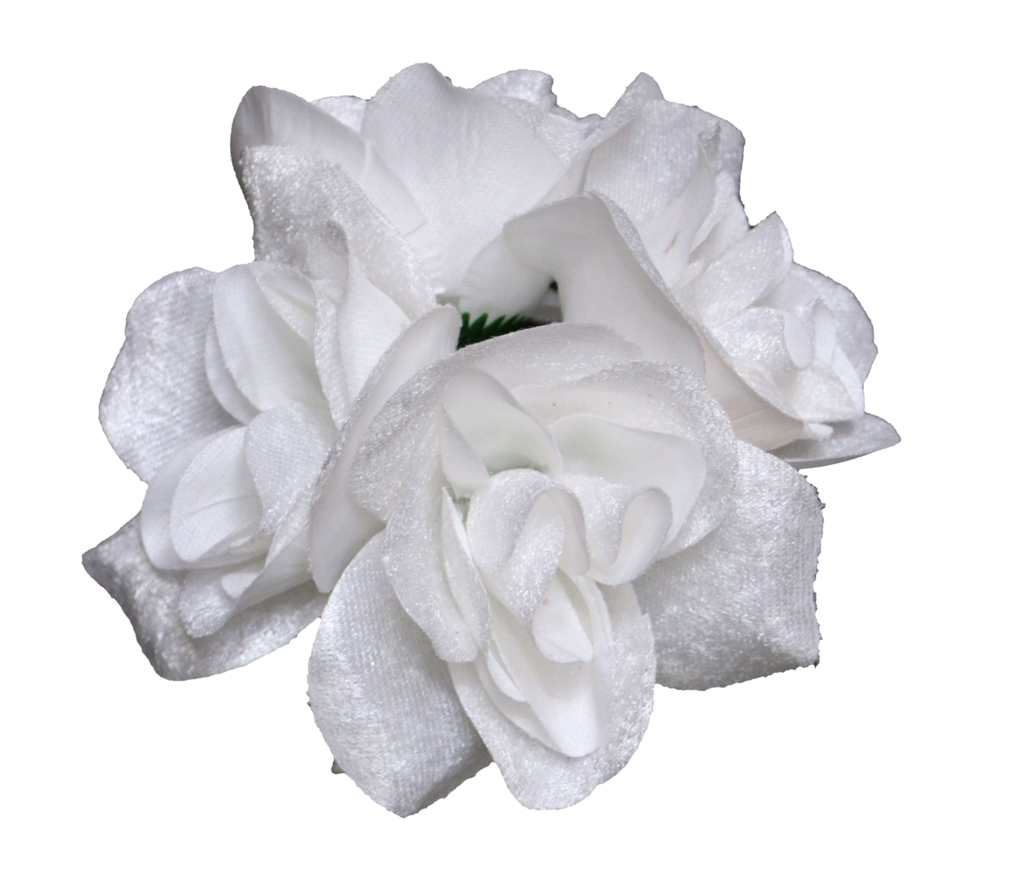 GIOCOPLAST NATALE - PICK 4 ROSE BIANCHE 15 CM