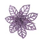 GIOCOPLAST NATALE - PICK GLITTER STELLA DI NATALE PURPLE 16 CM
