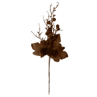 GIOCOPLAST NATALE - PICK GLITTER COFFEE 41 CM CON PIGNE E BACCHE