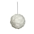 GIOCOPLAST NATALE - SFERA FLUFFY BIANCA D. 8CM