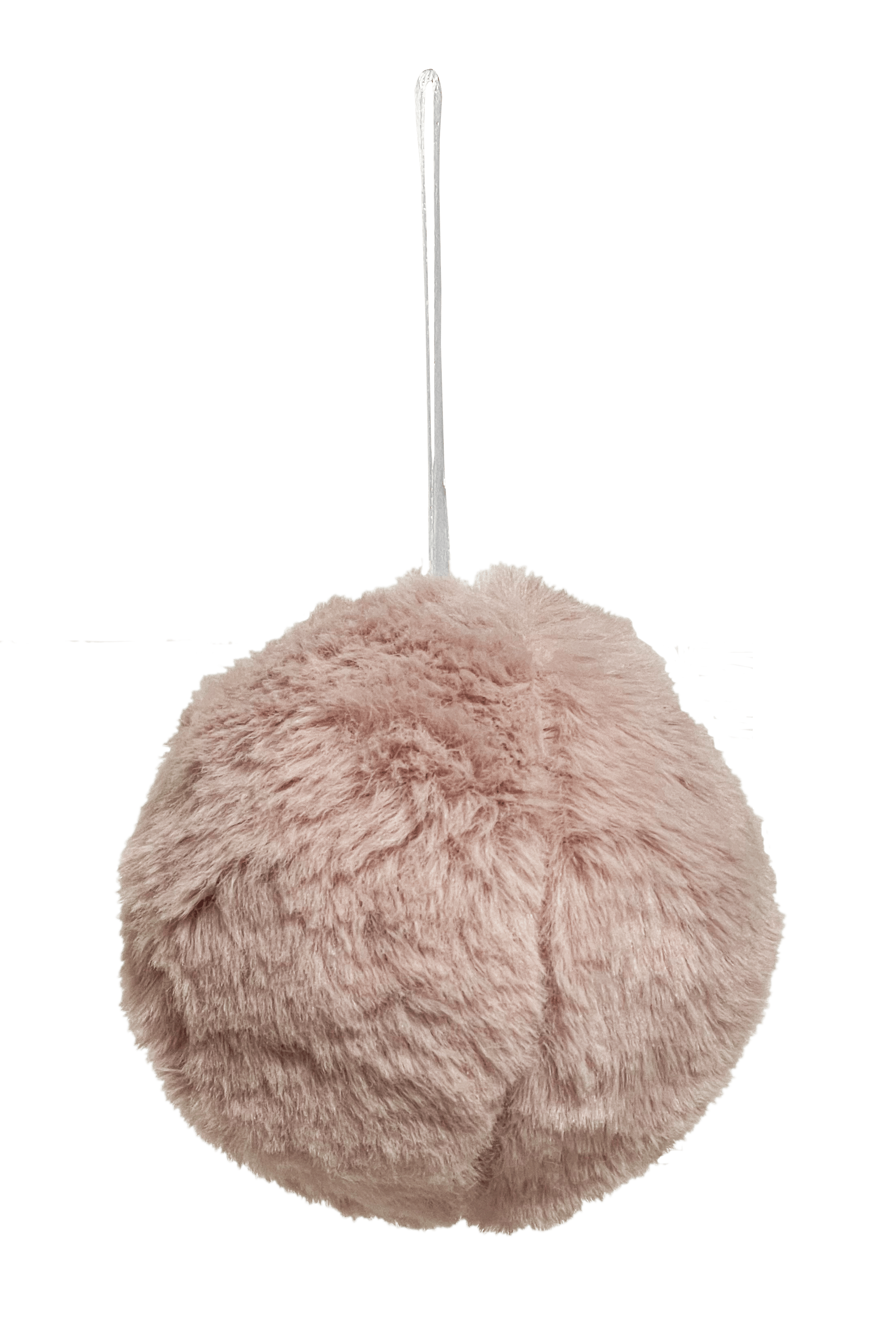 GIOCOPLAST NATALE - SFERA FLUFFY ROSA D. 8CM