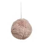 GIOCOPLAST NATALE - SFERA FLUFFY ROSA D. 10CM