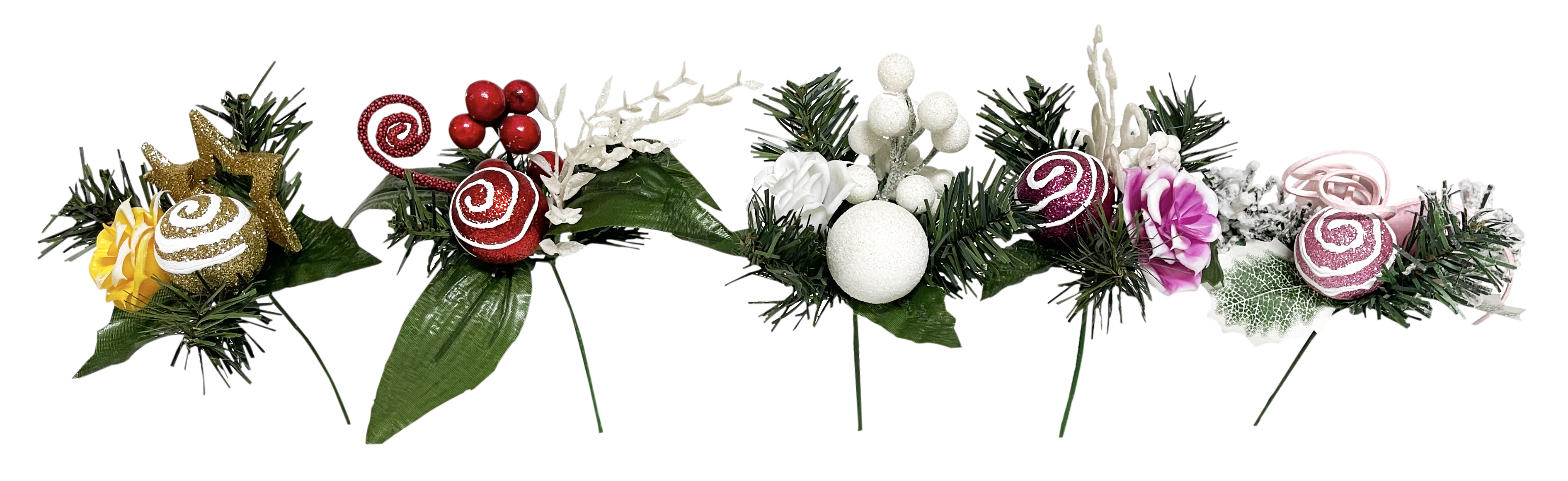 GIOCOPLAST NATALE - PICK DECORATO 17,5 CM, MOD. ASS.