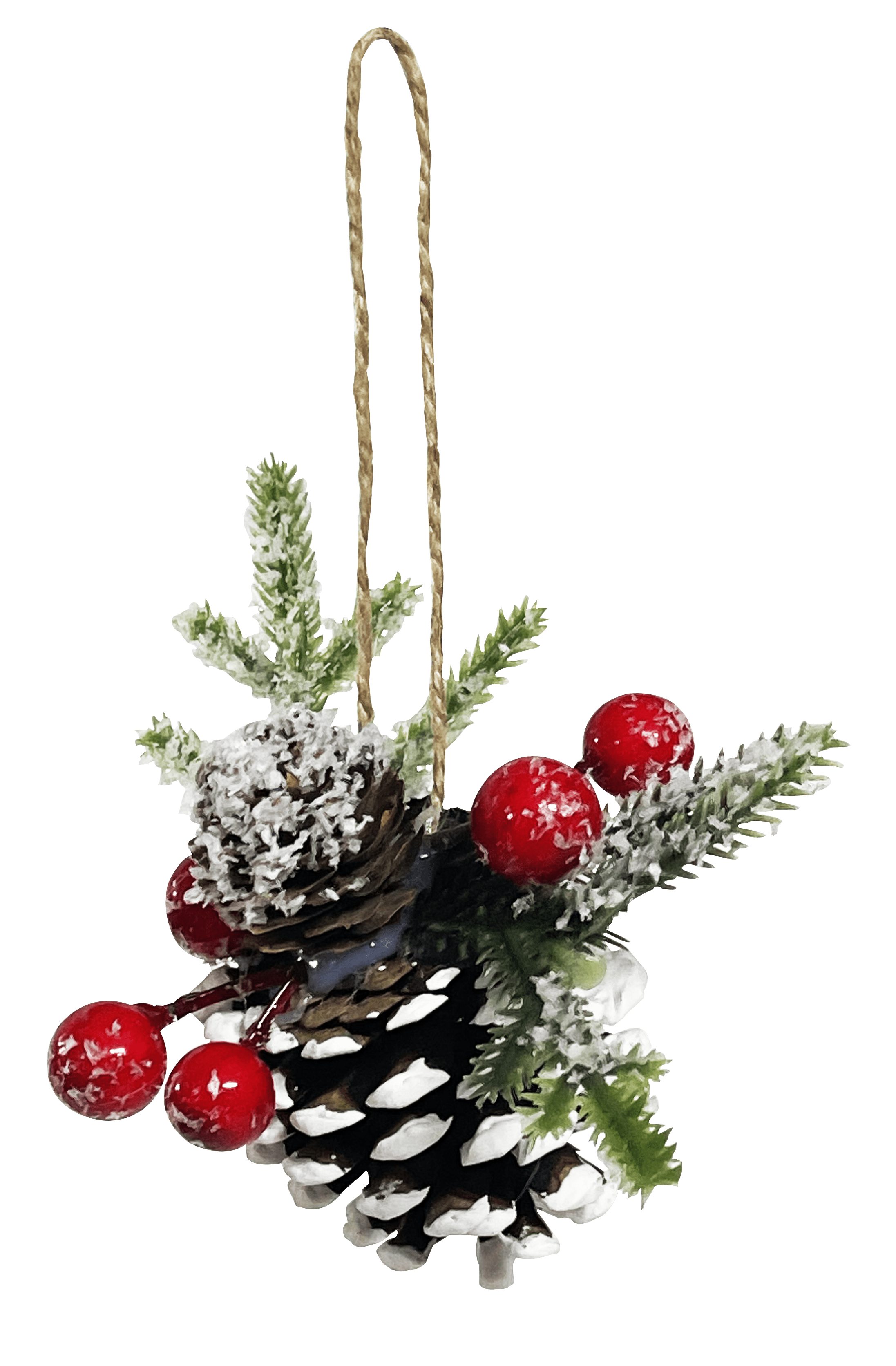 GIOCOPLAST NATALE - ADDOBBO PIGNA DECORATA 8,5 CM