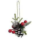 GIOCOPLAST NATALE - ADDOBBO PIGNA DECORATA 8,5 CM