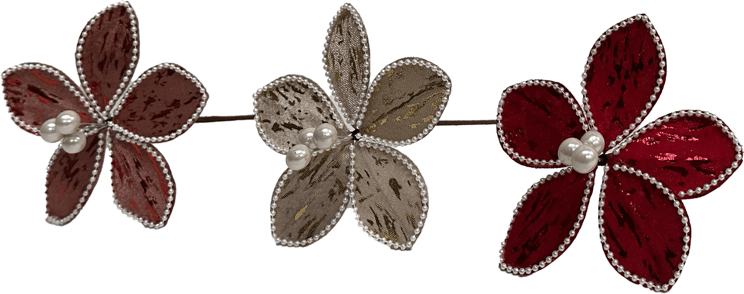 GIOCOPLAST NATALE - PICK CON PERLINE, CM. 22, COL. ASS., IN DISPLAY DA 24 PZ