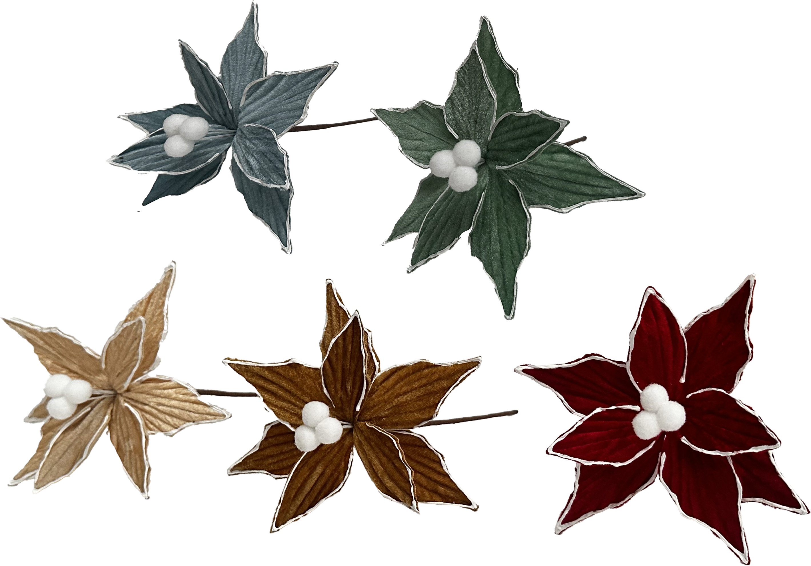 GIOCOPLAST NATALE - PICK ''EDELWEISS'', CM 25, COL. ASS., IN DISPLAY DA 24 PZ