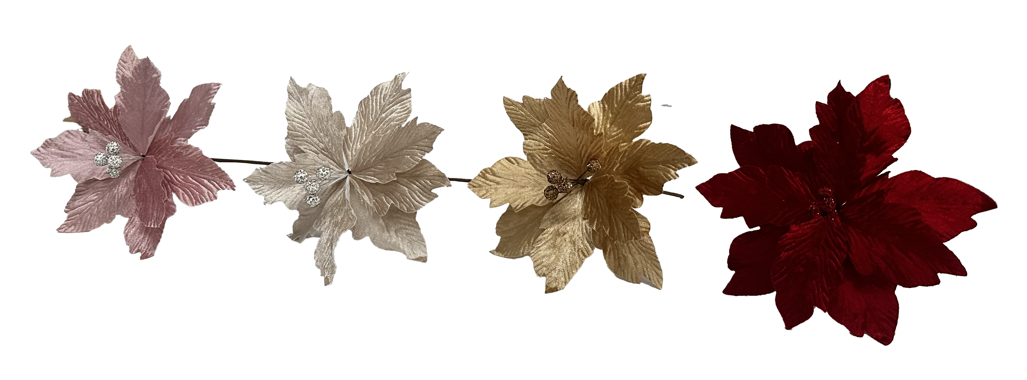 GIOCOPLAST NATALE - PICK ''VELVET'', CM 30, COL. ASS., IN DISPLAY DA 12 PZ