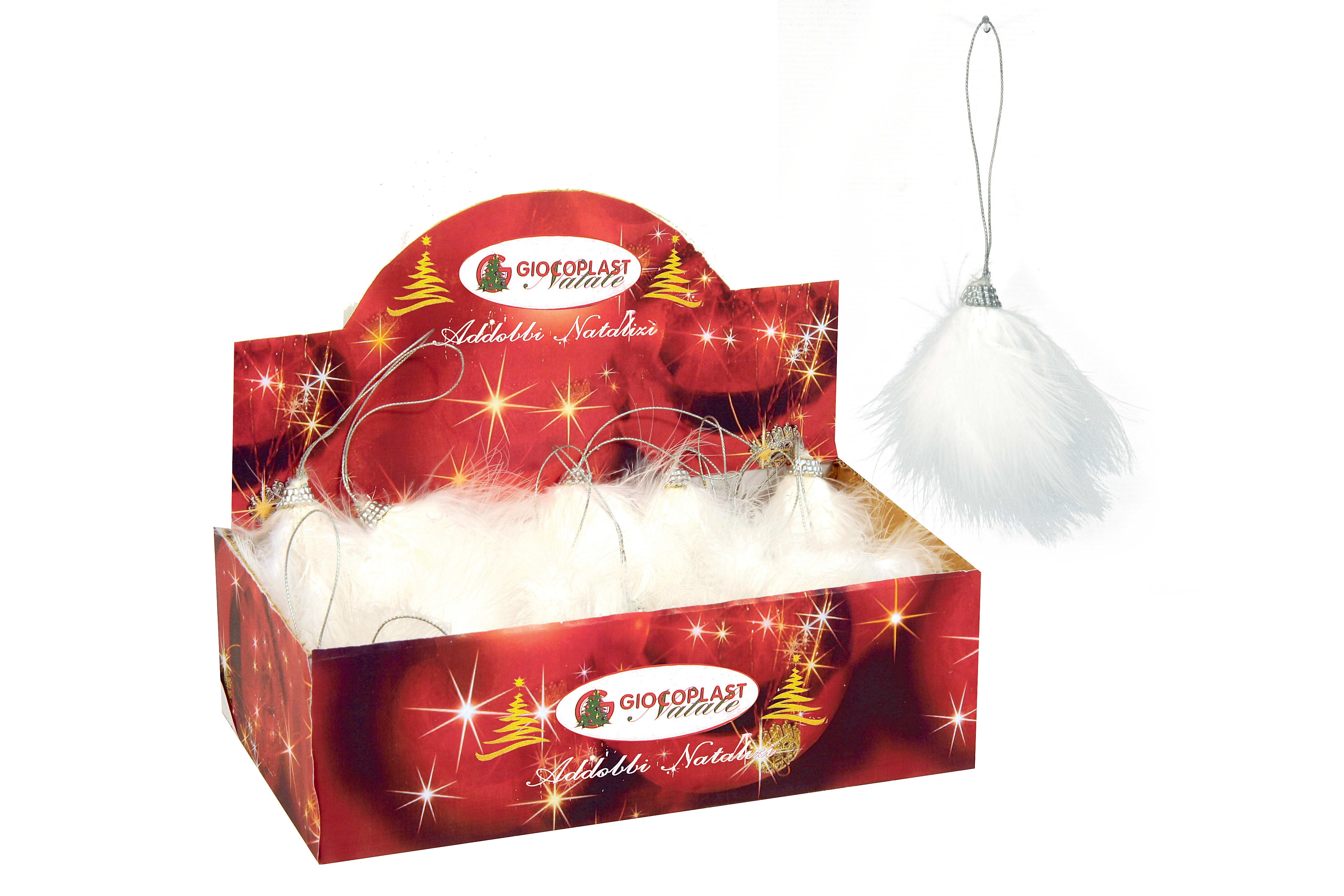 GIOCOPLAST NATALE - PON PON BOA BIANCO CM.8, IN EXPO DA 48PZ.