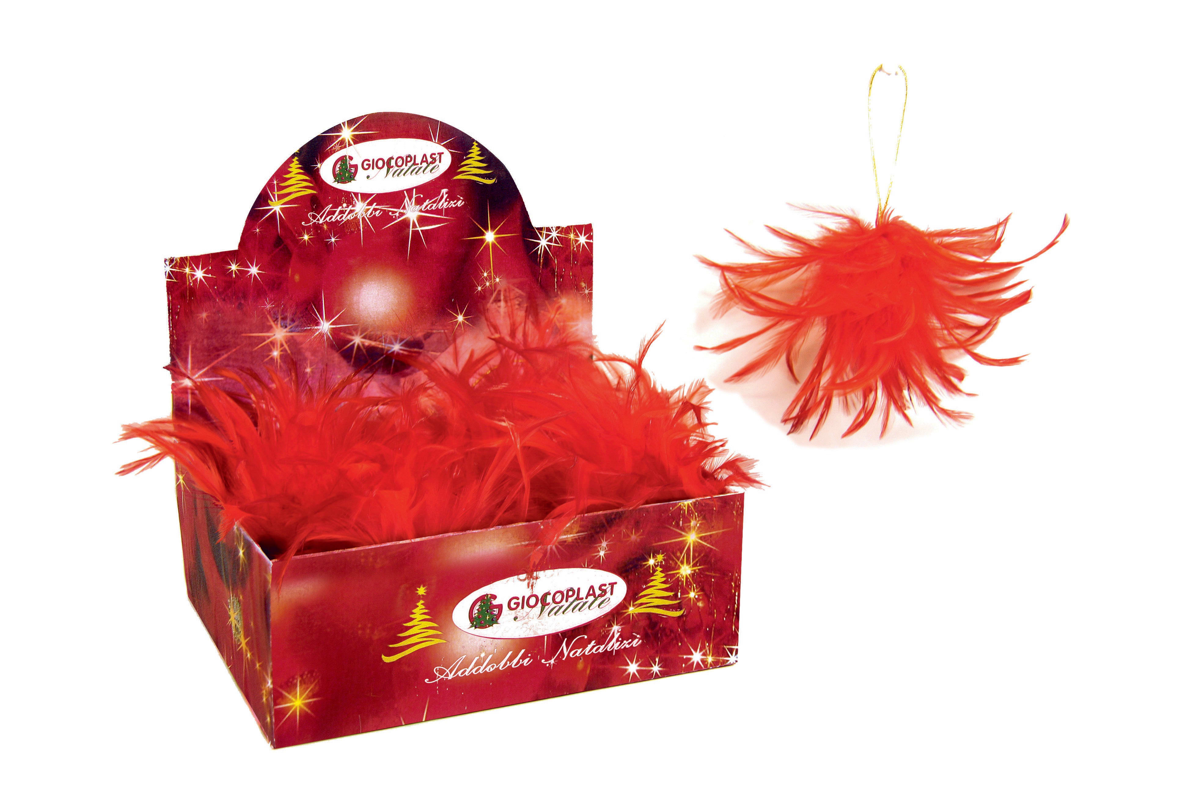 GIOCOPLAST NATALE - PIGNA BOA ROSSA CM.20, IN EXPO DA 12PZ.