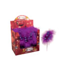 GIOCOPLAST NATALE - PICK BOA VIOLA DEC. SFERE E FOGLIE CM.20, IN EXPO DA 36PZ.