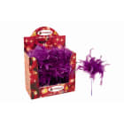 GIOCOPLAST NATALE - PICK BOA PON PON VIOLA CM.25, IN EXPO DA 36PZ.
