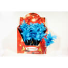 GIOCOPLAST NATALE - PICK BOA FIORE ACQUAMARINA CM.25, IN EXPO DA 36PZ.