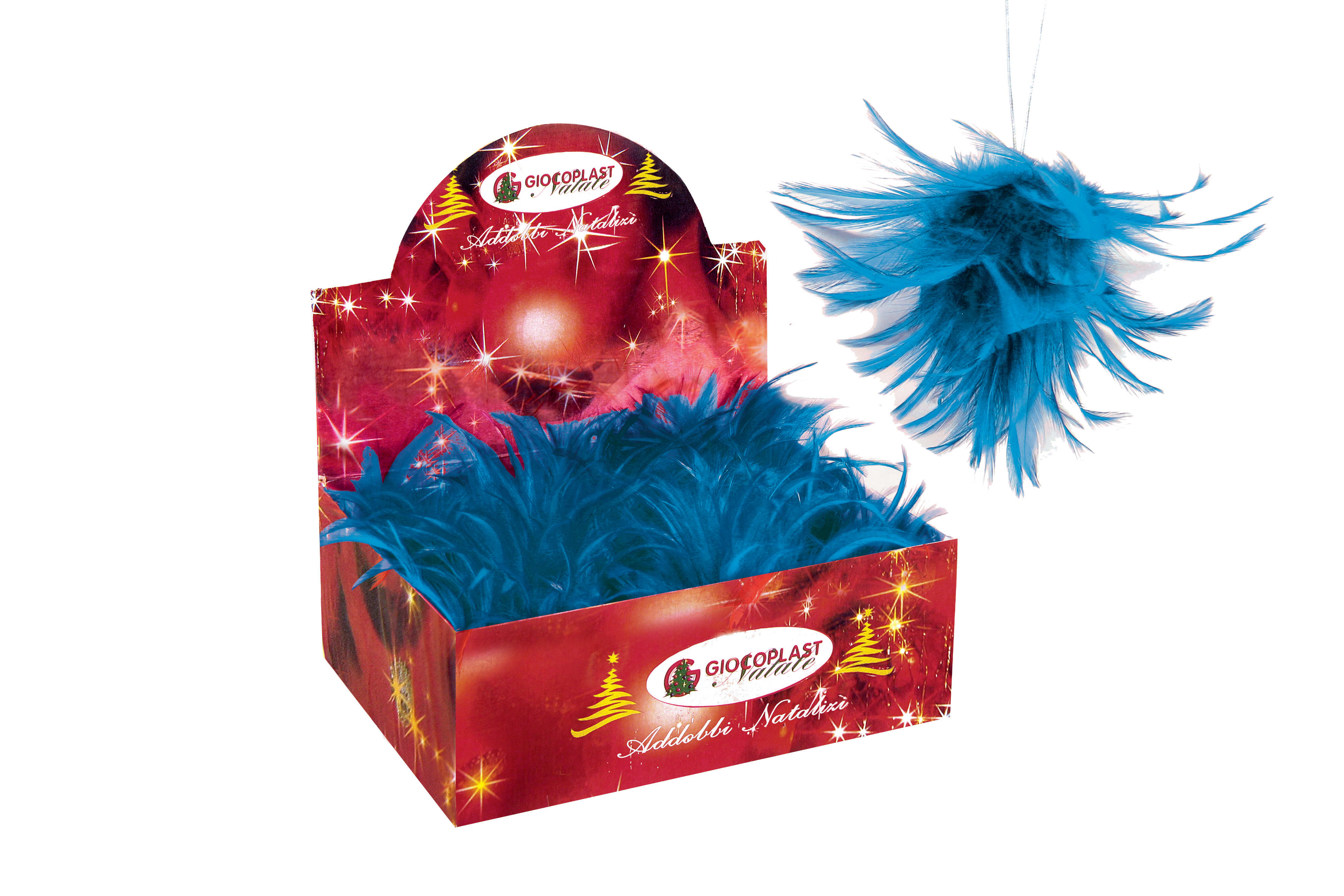 GIOCOPLAST NATALE - PIGNA BOA ACQUAMARINA CM.20, IN EXPO DA 12PZ.