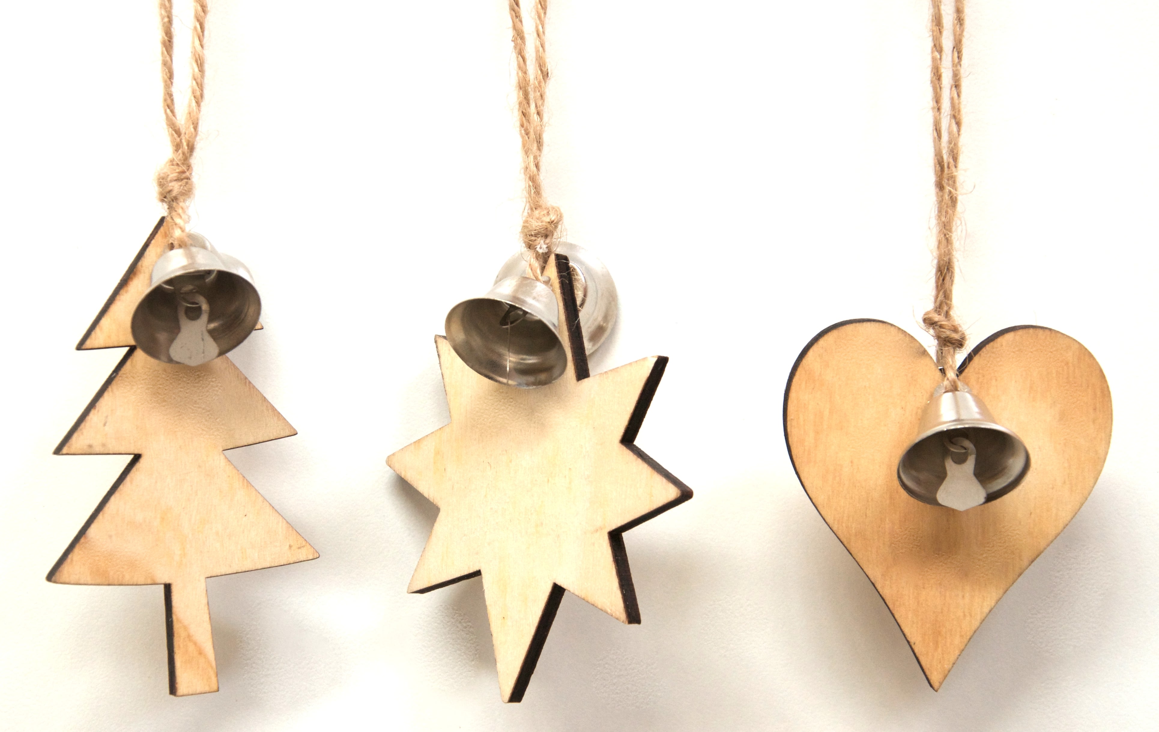 GIOCOPLAST NATALE - ADDOBBO LEGNO, 3 ASS 8 CM