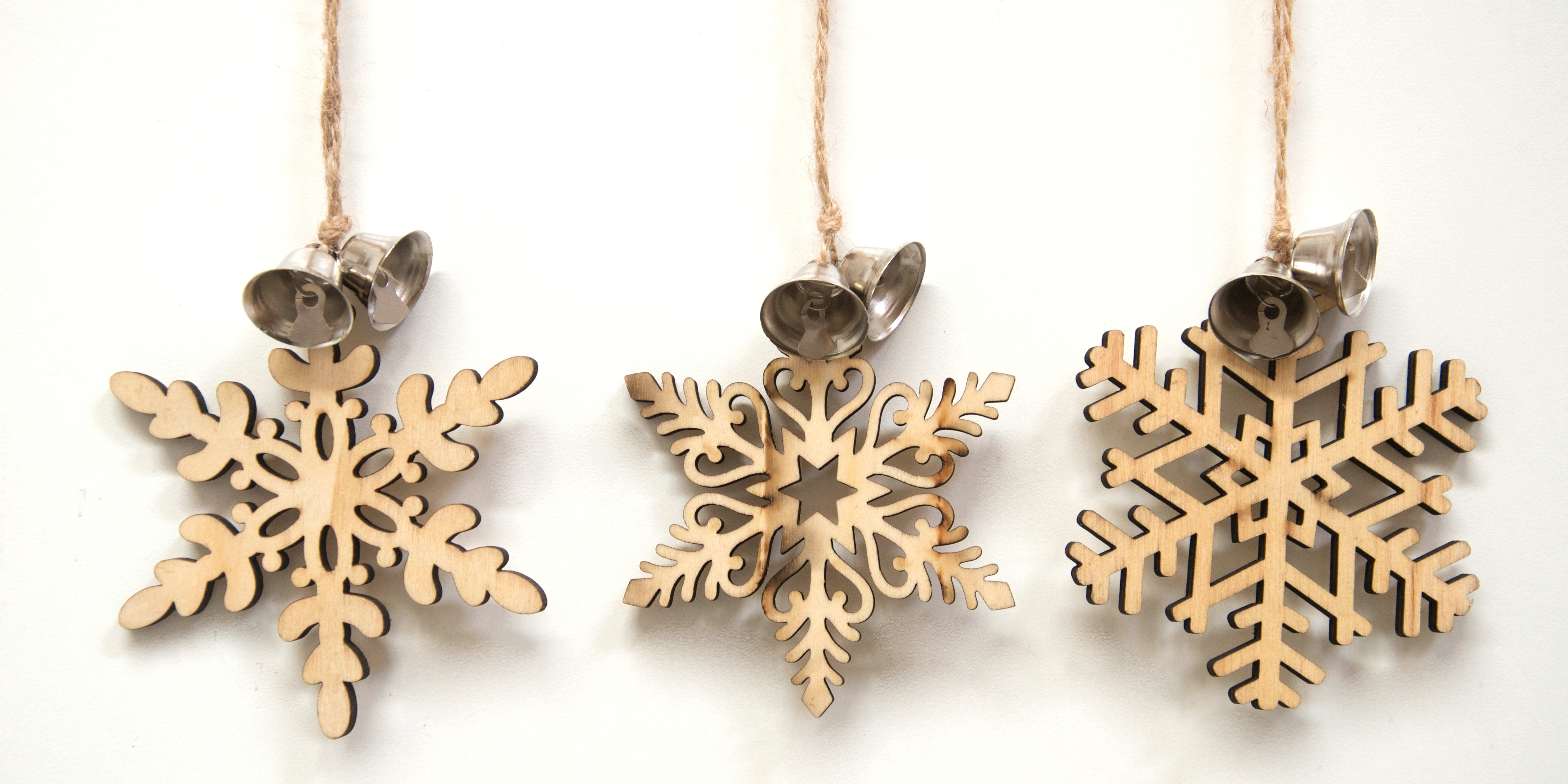 GIOCOPLAST NATALE - FIOCCO LEGNO CM 9 - 3 MOD ASS