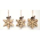 GIOCOPLAST NATALE - FIOCCO LEGNO CM 9 - 3 MOD ASS