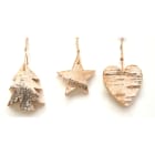 GIOCOPLAST NATALE - ADDOBBO LEGNO CM 8 - 3 ASS 34015271