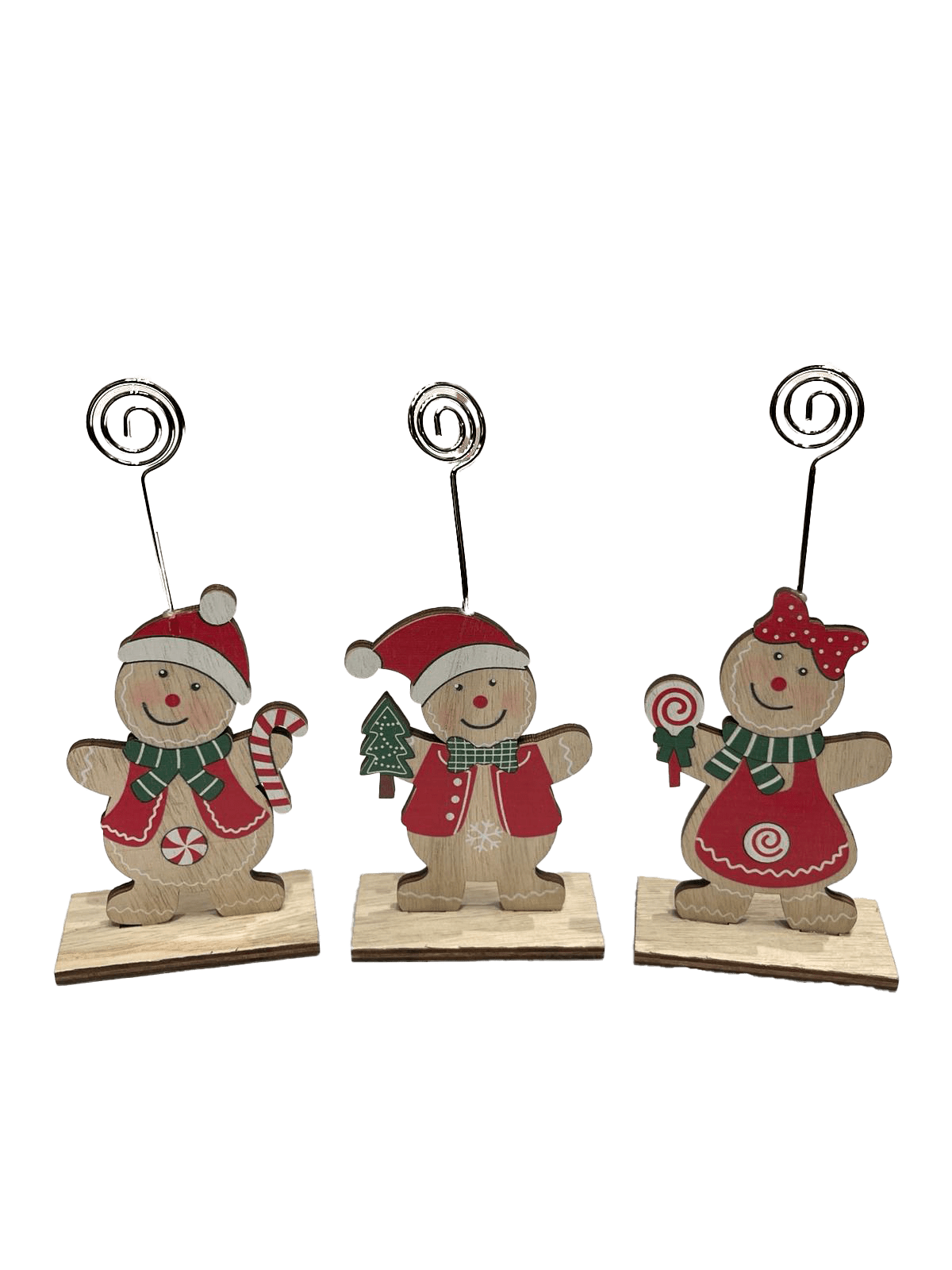 GIOCOPLAST NATALE - PORTAFOTO GINGERBREAD IN LEGNO, 16 CM, MOD. ASS.