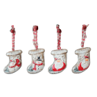 GIOCOPLAST NATALE - CALZINA METALLO ASS, IN DISPLAY