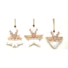 GIOCOPLAST NATALE - ADDOBBI METALLO ASS. CM 20