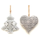 GIOCOPLAST NATALE - ADDOBBI METALLO ASS. CM 13