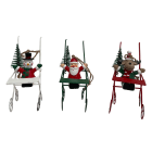 GIOCOPLAST NATALE - PASSEGGINO TRICOLORE IN METALLO, 11 CM, SOGG. ASS.