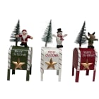 GIOCOPLAST NATALE - CASSETTINA POSTALE TRICOLORE IN METALLO, 16 CM, SOGG. ASS.