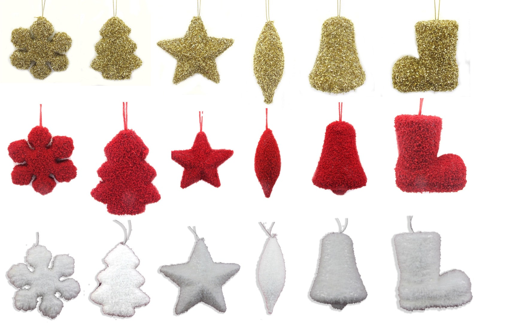 GIOCOPLAST NATALE - ADDOBBO ''CRYSTAL CHIC'' 9 CM, COL. E MOD. ASS.