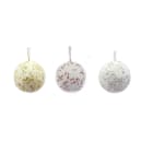 GIOCOPLAST NATALE - SFERA ''CRYSTAL CHIC'' 8 CM BICOLOR, 3 ASS.