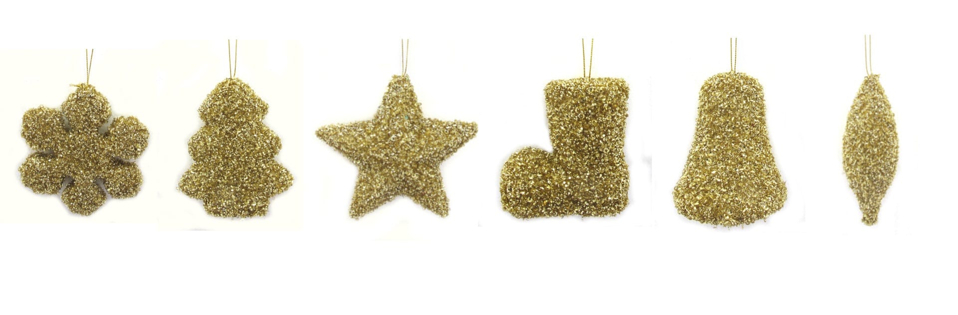 GIOCOPLAST NATALE - ADDOBBO ORO ''CRYSTAL CHIC'' 9 CM, MOD. ASS.