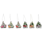 GIOCOPLAST NATALE - ADDOBBO 3D ALBERO DECORATO ''CRYSTAL TALES'' 8CM, MOD. ASS.